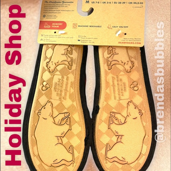NWT! Dearfoam MAMA BEAR slippers medium - Picture 3 of 5